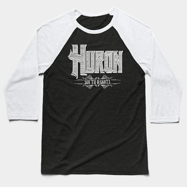 Vintage Huron, SD Baseball T-Shirt by DonDota